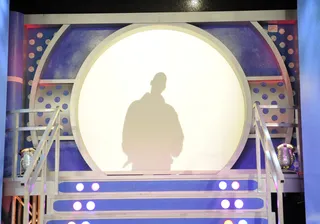 Shadow - Chris Brown takes the stage at&nbsp;106 &amp; Park, June 11, 2012. (Photo: John Ricard / BET)