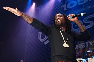 Wale (@Wale) - TWEET: &quot;Me n Cole back at it #albumtime&quot;   Wale tweets a photo of himself and J. Cole working on the D.C. rep's upcoming album.(Photo: Cindy Ord/Getty Images)