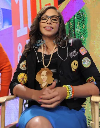 Looking Good - Freestyle Friday judge Georgia Ellyse at 106 &amp; Park, June 8, 2012. (Photo: John Ricard / BET)