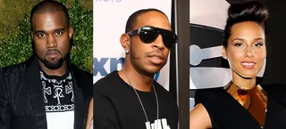 The Evolution of Kanye West - Ludacris, Alicia Keys, Cam'ron and Talib Kweli are just some of the greats that had hits thanks to Yeezy's trademark chipmunk soul in the wake of his classic work with Hov.&nbsp;  (Photos from left: Billy Farrell/BFAnyc/Sipa USA, Neilson Barnard/Getty Images, Larry Busacca/Getty Images)