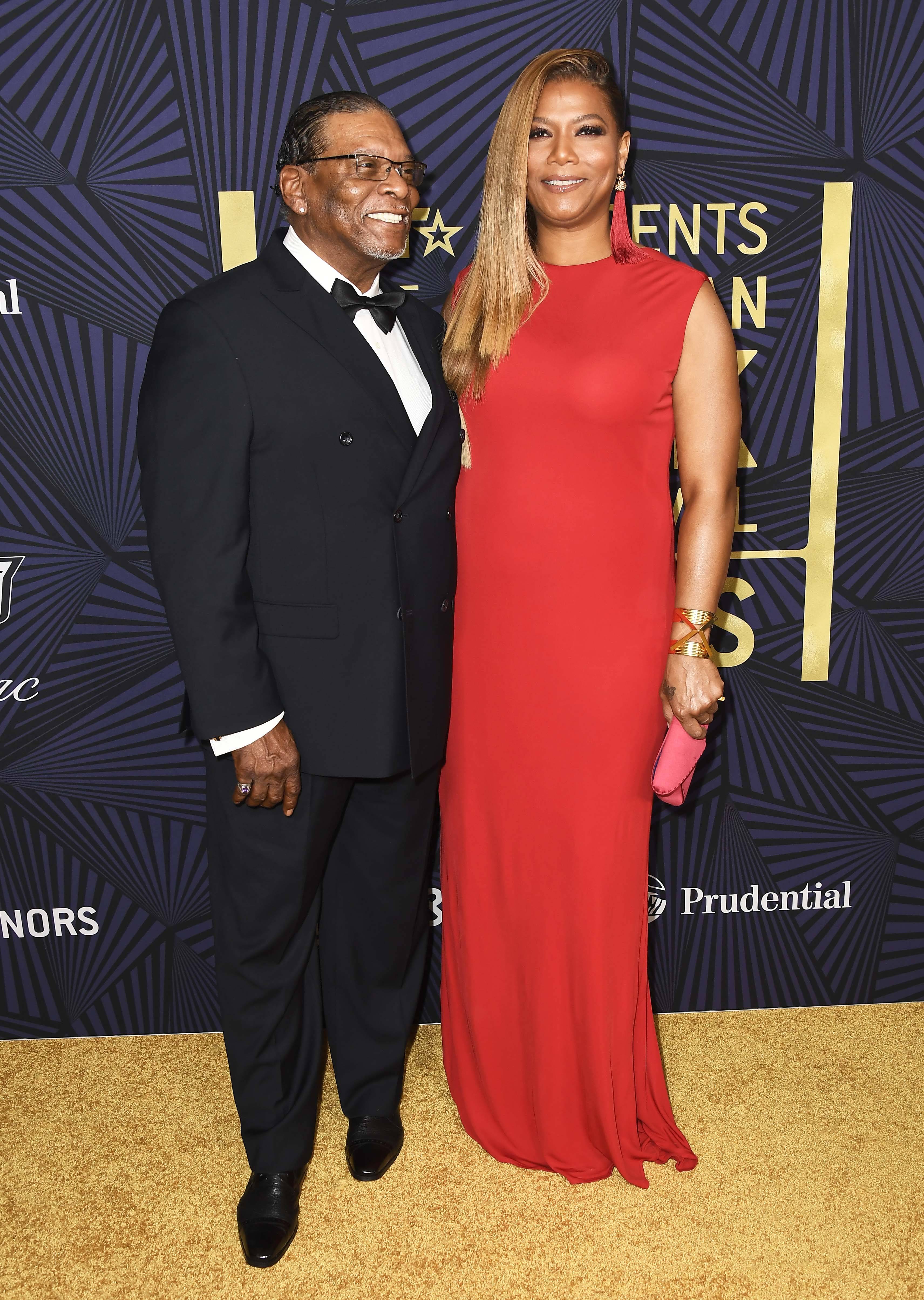 In the Presence of Grace - Honoree Queen Latifah and her dad, Lancelot Owens, Sr. (L) are both grace personified. (Photo: Frazer Harrison/Getty Images )&nbsp;
