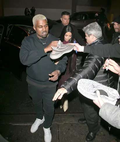 Kim Kardashian and Kanye West Dine at Zuma NYC
