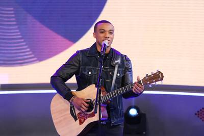 Jonathan McReynolds - March 31, 2014 - Jonathan McReynolds&nbsp;showed us just what love is all about when he performed &quot;I Love You.&quot;Watch a clip now!&nbsp; (Photo: Bennett Raglin/BET/Getty Images)