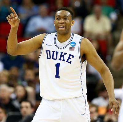 Cavaliers Lean Towards Jabari Parker With No. 1 Pick - With Joel Embiid suffering a fractured foot, Duke’s Jabari Parker has moved into position to be the No. 1 selection in the NBA Draft by the Cleveland Cavaliers, according to CBS Sports. The 6-foot 8-inch small forward averaged 19.1 points and 8.7 rebounds per game for Duke during the 2013-14 season. CBS Sports also reports that the Milwaukee Bucks would tab Kansas’s Andrew Wiggins with the second pick.&nbsp;(Photo: Streeter Lecka/Getty Images)