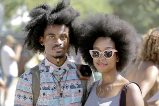 Afropunk Atttendee&nbsp; - (Photo: Caleb Davis/BET)