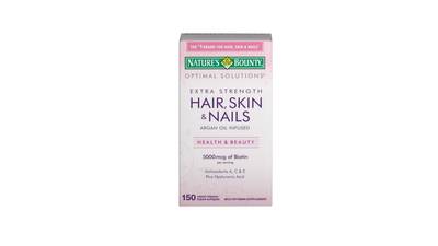 Nature's Bounty Extra Strength Hair, Skin &amp; Nails ($14.50) - Where are the argan oil lovers at? These vitamins&nbsp;are formulated with the stuff. And just because you&nbsp;can&nbsp;pop into&nbsp;most major drug stores to&nbsp;find&nbsp;Nature's Bounty doesn't mean you should sleep on them.(Photo: Nature's Bounty)