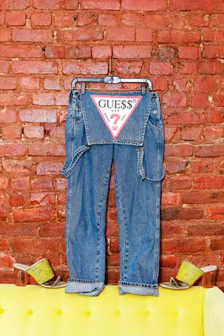 (Photo: Meredith Andrews) - Vintage Guess overalls.&nbsp;