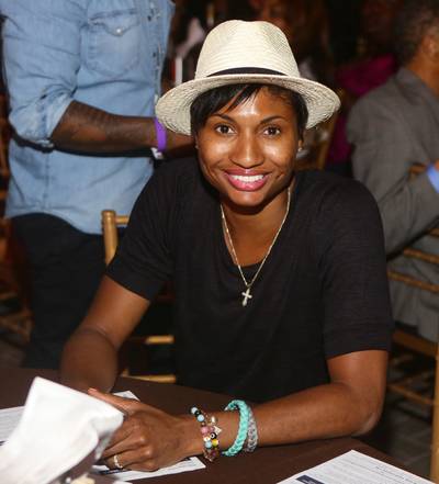 Angel McCoughtry Comes Out - WNBA star Angel McCoughtry came out as gay on Instagram in April 2015. The star forward of the Atlanta Dream team and Olympic Gold medalist posted a photo of her and her girlfriend, actress Brande Elise, with the caption,&quot;Yes we been discriminated against! We lost friends! Family members are upset! They said I disgraced my religion! One thing I do know is that LOVE is a great feeling!&quot;(Photo: Prince Williams/WireImage)