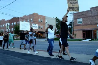 Demonstrators Moving Forward&nbsp; - Demonstrators continue marching on.&nbsp;(Photo: Joe Raedle/Getty Images)