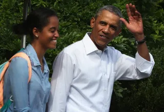 Play - The president and daughter Malia returned to Martha's Vineyard on Aug. 19 to resume their family holiday after spending two days in Washington.(Photo by Alex Wong/Getty Images)