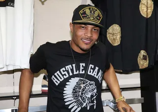 T.I. - The King of The South went to Africa on Friday and was unfazed by the Ebola scare. Tip&nbsp;headlined the Serengeti Fiesta and posted a photo on Instagram of him going through an Ebola Checking Center. “Just touched dwn in #Ethiopia Headed to #Tanzania #DaBoysDoneMadeItToAfrica #HustleGangInternational.” &nbsp;(Photo: Aaron Davidson/WireImage)