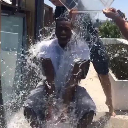 Derek Jeter takes Ice Bucket Challenge, passes to Michael Jordan