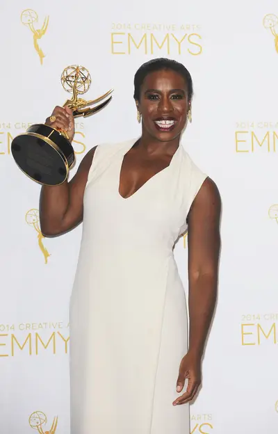 Uzo Aduba on a past college professor inspiring her to become an actress: - &quot;A teacher who is no longer with us now... had been my acting teacher for two years and he had recommended me to do a play... and during the process of that [play] is when I realized that I think I want to be an actor.&quot;(Photo: Apega/WENN.com)