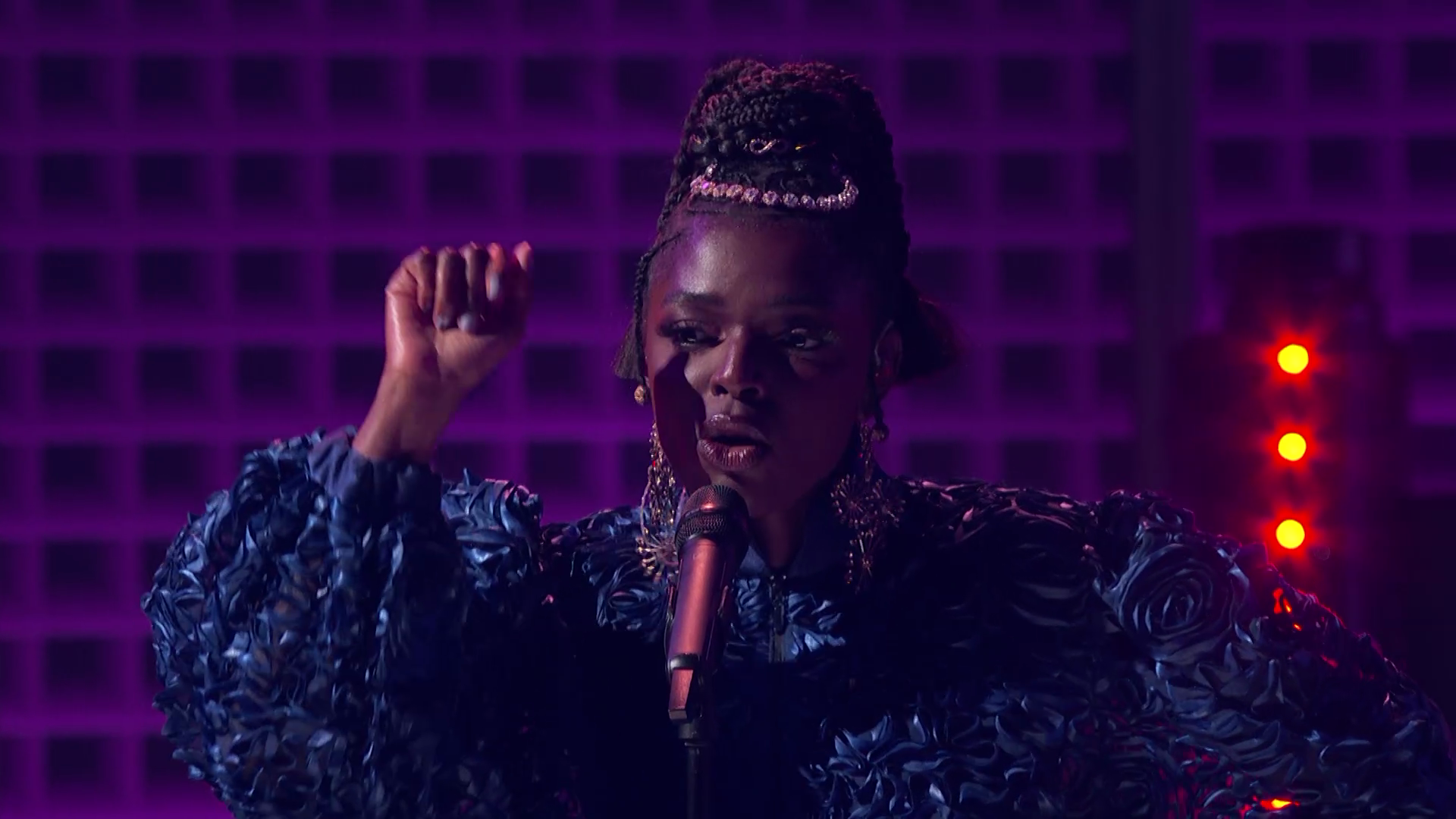 Ogi hits the BET Amplified Stage to perform her song "I Got It" at the BET Awards 2022.