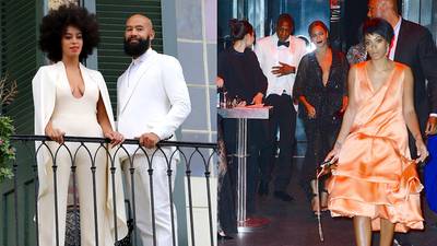 Solange Knowles - Bey isn't the only Knowles to break the Internet. Her younger sister, Solange, did it twice in 2014: once with that now-infamous elevator video, and again when she married her longtime beau, Alan Ferguson, in New Orleans.  (Photos from left: PacificCoastNews, Splash News)