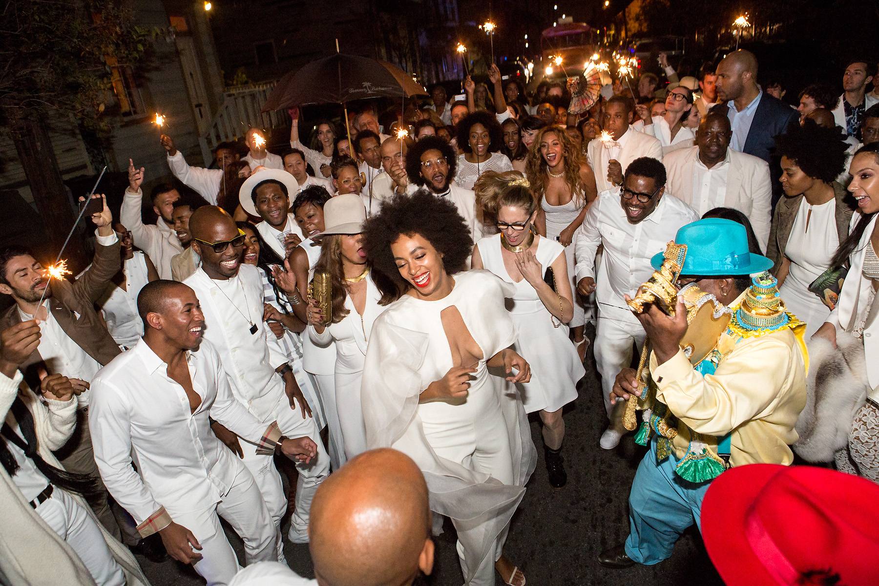 Solange Knowles and Alan Ferguson wedding party