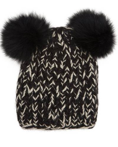 Eugenia Kim 'Mimi' Beanie With Fur Pompoms - This adorable, chunky marble knit really speaks for itself. But in case you don’t speak winter hat, we’ll sum it up in three words: faux fur pompoms. Cute! (Photo: Barney’s)
