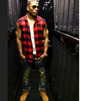 Taking Over - The rapper gets ready to crash NYC.  (Photo: Nelly via Instagram)