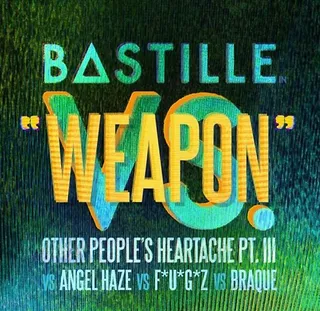 Angel Haze Teams Up With Bastille for 'Weapon' - Angel Haze has an upcoming feature on the Bastille song “Weapon.” The track will appear on the British alternative rock band’s mixtape dropping Dec. 8. Stay on the lookout for this one! We heard Angel's verse is dope.(Photo: Virgin Records)