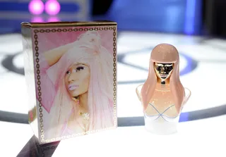It's Barbie - Nicki Minaj fragrance given out to all audience members at 106 &amp; Park, November 19, 2012. (Photo: John Ricard / BET)
