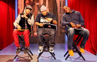 Positive - Styles P visits 106 &amp; Park. November 15, 2012 (Photo: Randy Smith/BET)