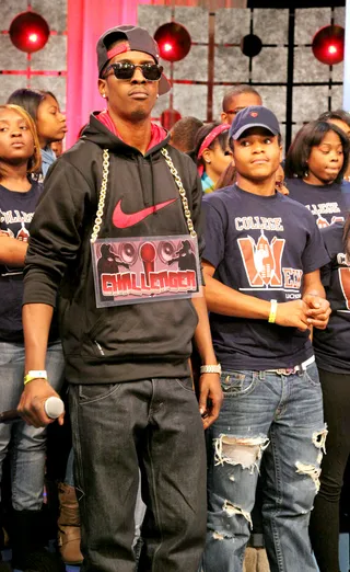 Hold Up - Styles P visits 106 &amp; Park. November 15, 2012 (Photo: Randy Smith/BET)