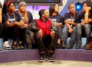 Shorty Da Prince with the Livest Audience - Styles P visits 106 &amp; Park. November 15, 2012 (Photo: Randy Smith/BET)