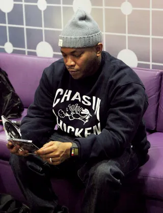 Ready - Styles P visits 106 &amp; Park. November 15, 2012 (Photo: Randy Smith/BET)