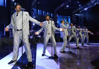Fanatic - New Edition is one of Gabrielle Union's favorite groups. Can you blame her? They've stood the test of time and 30 years later they're still going strong. (Photo: Earl Gibson III/Getty Images for Centric)
