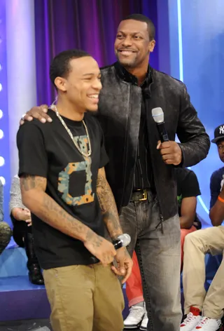 Chillin' - 106 &amp; Park, November 13, 2012. (Photo: John Ricard / BET)