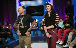 Breakin' and Jokin' - 106 &amp; Park, November 13, 2012. (Photo: John Ricard / BET)