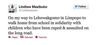 South African Opposition Party Leader — Lindiwe Mazibuko  - (Photo: Lindiwe Mazibuko/Twitter)
