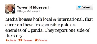 President of Uganda — Yoweri Museveni - (Photo: Yoweri K. Museveni/Twitter)