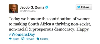 President of South Africa — Jacob Zuma - (Photo: Jacob G. Zuma/Twitter)