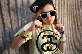 Lady Sovereign - Lady Sovereign is a British import that Jay-Z believed in so much after she busted a freestyle, he signed her to Def Jam in 2006 after her impressive and impromptu performance for him.&nbsp;  (Photo: Candice Lawler)