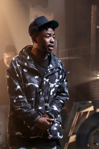 King of the Cypher  - King Mez keeps it real trill. (Photo: Bennett Raglin/BET/Getty Images for BET)