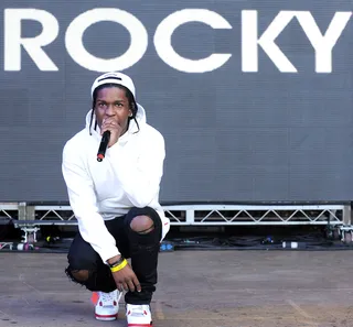 A$AP Rocky - Harlem up-and-comer A$AP Rocky is in it to win it with an impressive six nominations, for Best Hip Hop Video, Best Live Performer, Video Director of the Year, Rookie of the Year, Made-You-Look Award (Best Hip Hop Style) and Best Mixtape.&nbsp;  (Photo: C Flanigan/WireImage)
