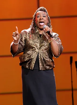 Beverly Crawford - She's a gospel favorite and best known for her vocals on Bobby Jones Gospel. Pastor Beverly Crawford continues to let God use her as vessel for His work. (Photo: Rick Diamond/Getty Images for Verizon)