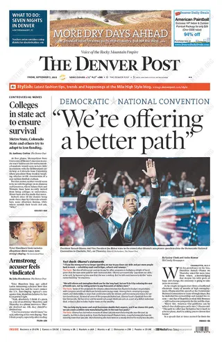 The Denver Post - (Photo: Newseum.com)