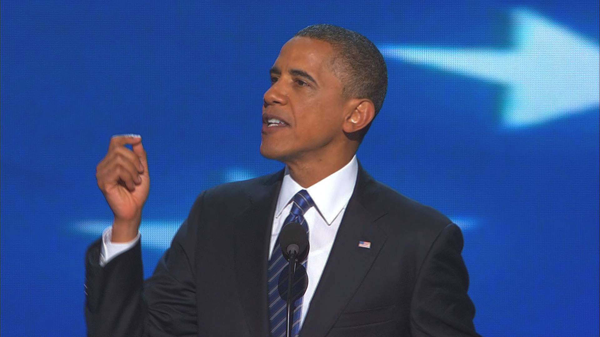 Barack Obama's Speech, 2012 Election, DNC