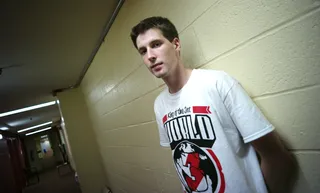 The Champ - Charron outside the green room at 106 &amp; Park, September 7, 2012. (Photo: John Ricard / BET).