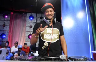 Who That - DJ Lyve at 106 &amp; Park, September 7, 2012. (Photo: John Ricard / BET).
