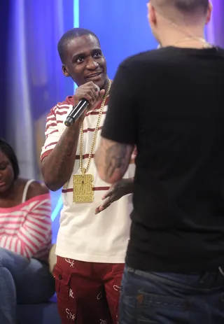 Who Me? - No Malice talks to DJ Prostyle about his positive lifestyle at 106 &amp; Park, September 7, 2012. (Photo: John Ricard / BET).