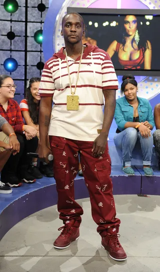 Peaceful - No Malice at 106 &amp; Park, September 7, 2012. (Photo: John Ricard / BET).