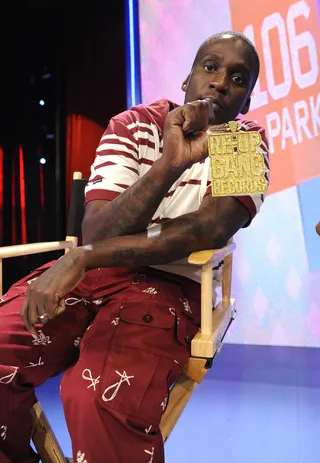 The Judge - Freestyle Friday judge No Malice at 106 &amp; Park, September 7, 2012. (Photo: John Ricard / BET).
