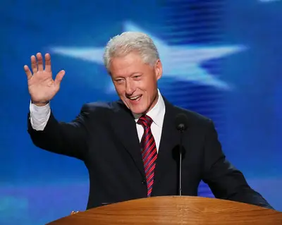 Bill Clinton - &quot;No president, no president — not me or any of my predecessors, no one, could have repaired all the damage he found in just four years. But he has laid the foundation for a new, modern, successful economy, of shared prosperity, and if you renew the President's contract you will feel it. You will feel it,&quot; said former President Bill Clinton during his Democratic National Convention speech on September 6.  (Photo: Alex Wong/Getty Images)