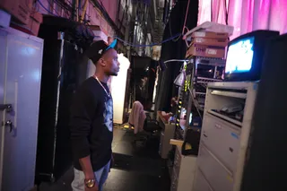 I'm Ready - B.o.B backstage at 106 &amp; Park, September 5, 2012. (Photo: John Ricard / BET).