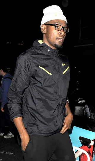 Kevin Durant - Whenever Kevin Durant is out and about, he is rocking his Soho-chic specs. With a promising career and style for days, Kevin Durant will definitely hit the pages of GQ like his colleague Dwayne Wade has!(Photo: Optic Photos/PacificCoastNews.com)