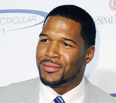 Michael Strahan on telling Regis Philbin he wanted his job in 2008: - &quot;I was joking, and I'm glad the joke came true.”  &nbsp;&nbsp;(Photo: AP Photo/Katy Winn, file)
