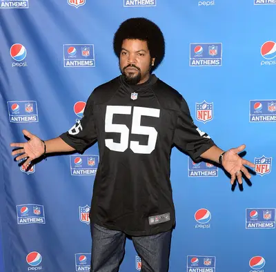 Today Was a Good Day - Actor/legendary West Coast MC Ice Cube hits the blue carpet arrival of the Pepsi NFL Anthems Kickoff Eve at Hard Rock Cafe, Times Square in New York City. (Photo: Andrew H. Walker/Getty Images)